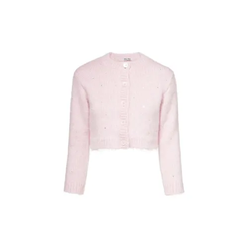 MIU MIU Crop Tops Women's Pink