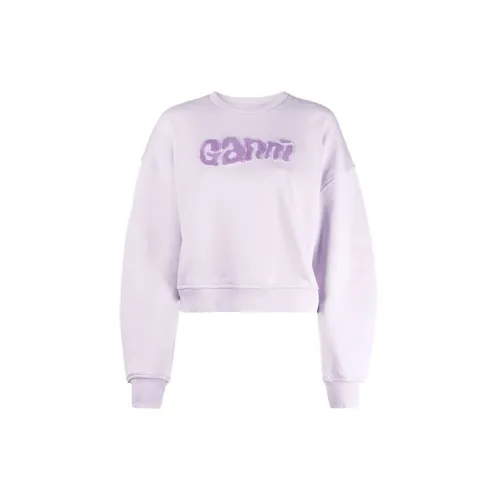 GANNI Sweatshirts Women's Purple