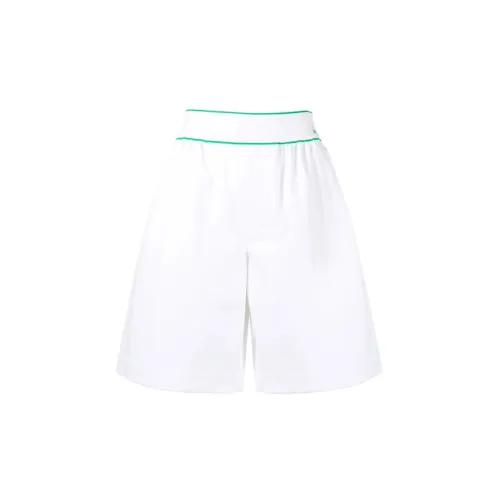 Bottega Veneta Tipped Cargo Shorts White