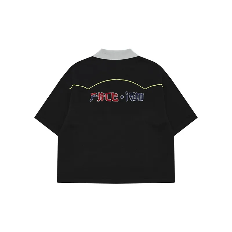 Facetasm X FILA FACETASM Polo Shirts Women's Elegant Black-1