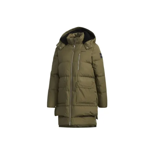 Adidas Neo Down Jackets Women's Khaki Brown