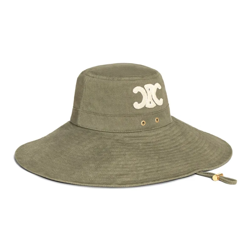 CELINE Bucket Hats Women's Khaki-1