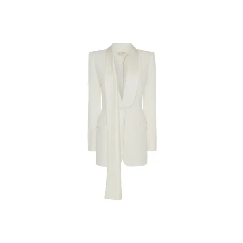 Alexander McQueen Business Suits Women's White