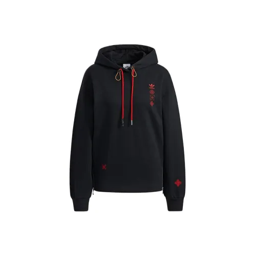 Adidas Originals CNY Hoodie Sweatshirts Women's Black