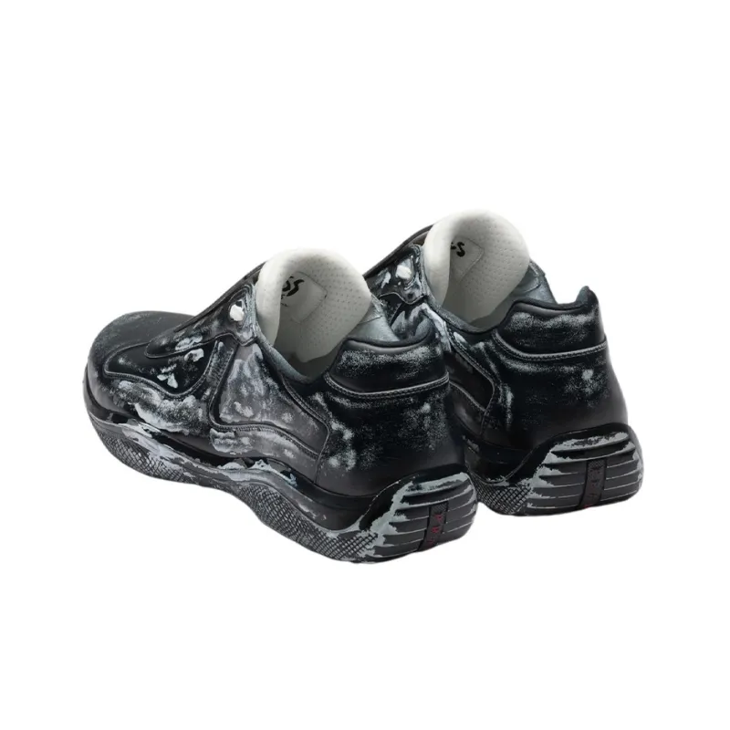 Cass x PRADA D3cay Anti Slip Wear Resistant Low Top Casual Shoes Unisex Aztec Black-4