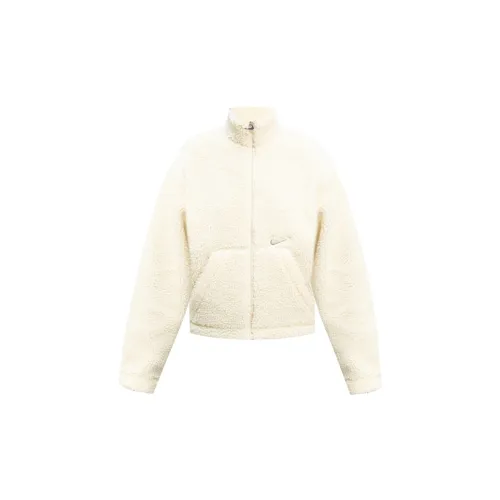 Nike Cropped Coats Women's White