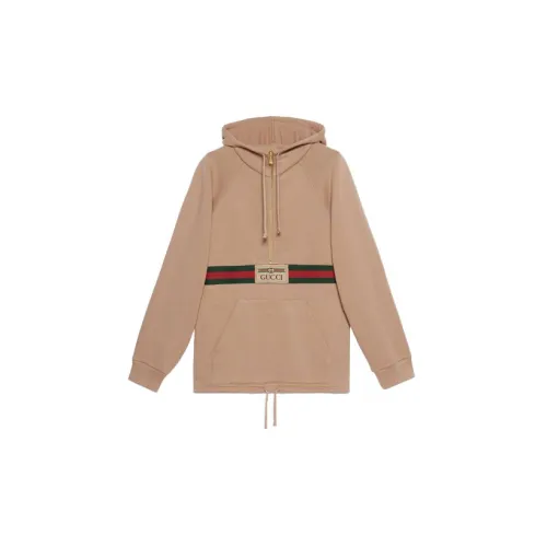 GUCCI Web-stripe Cotton Hoodie