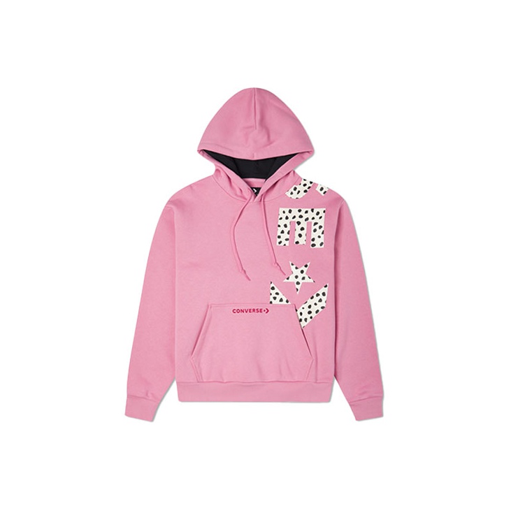 Converse hoodie pink best sale