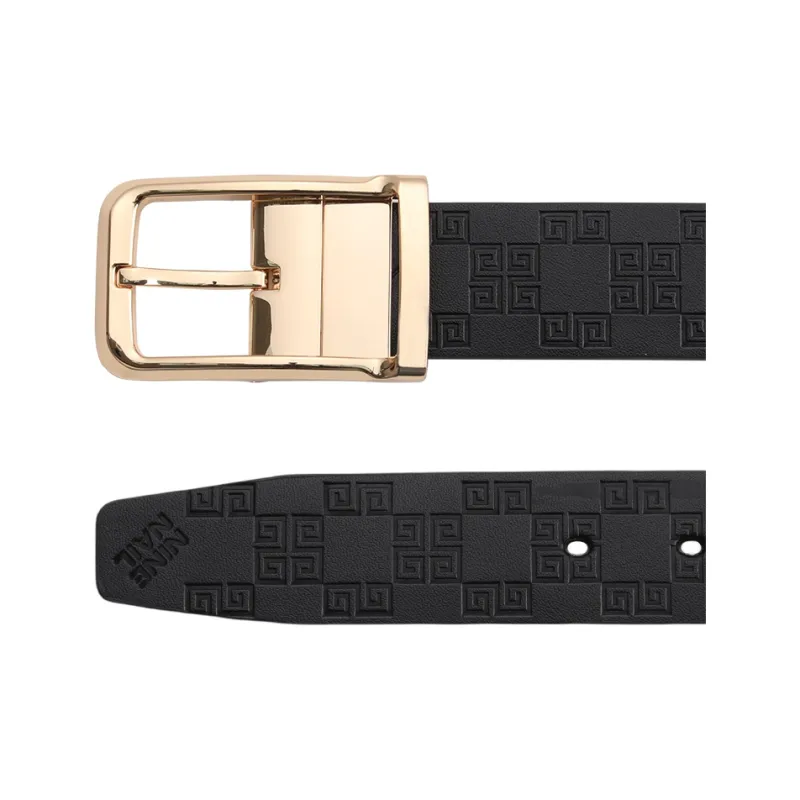NINE NAIL Leather Belts Men-2