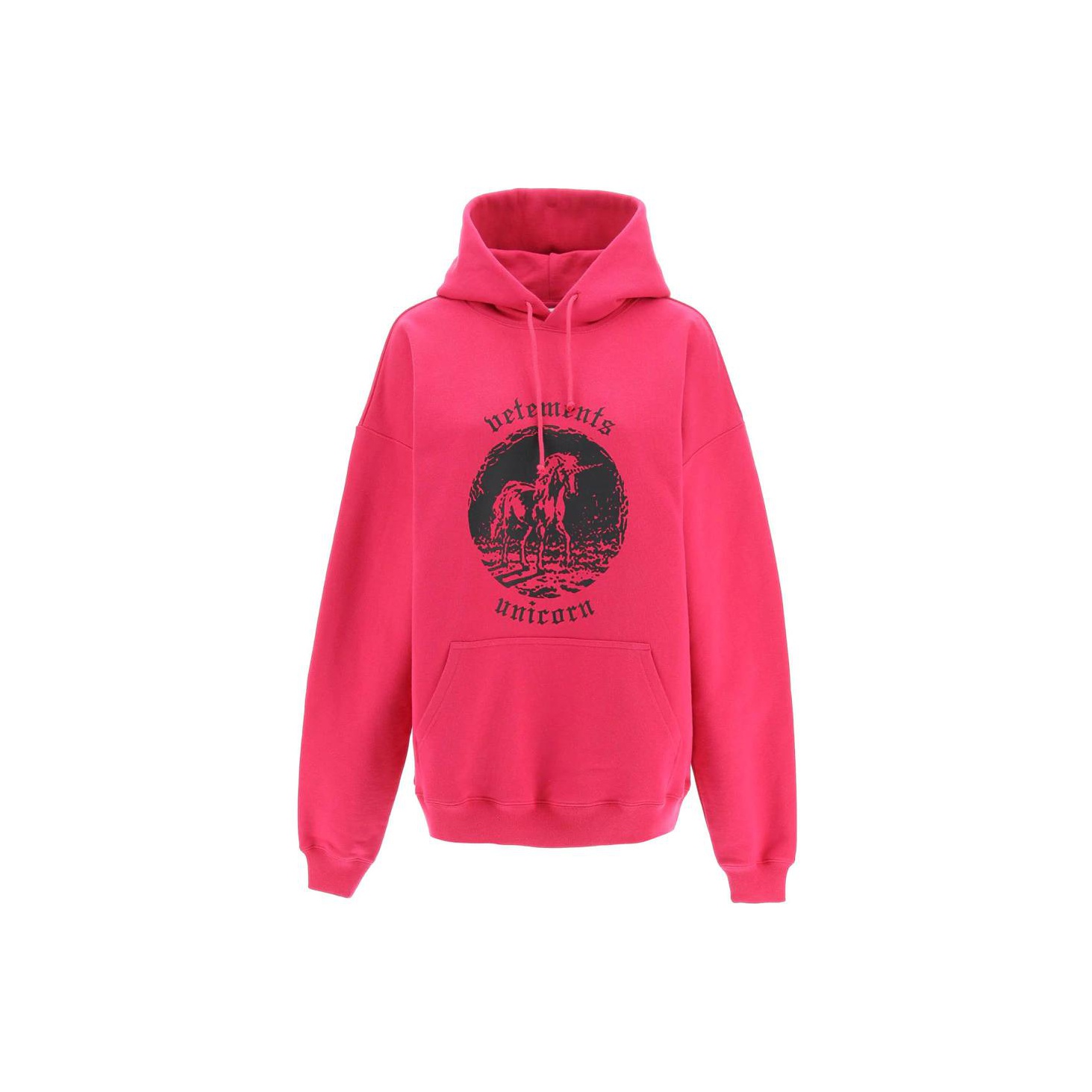 ecfcdwshop trends vetements pink unicorn hoodie POIZON