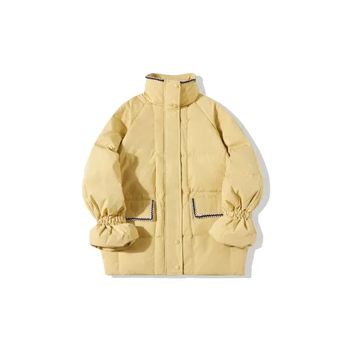 LA CRAWFISH Down Jackets Women's Cream Yellow