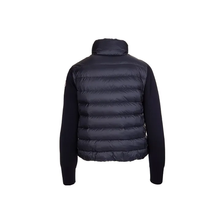 Moncler Zip Up Puffer Cardigan 'Navy'-1