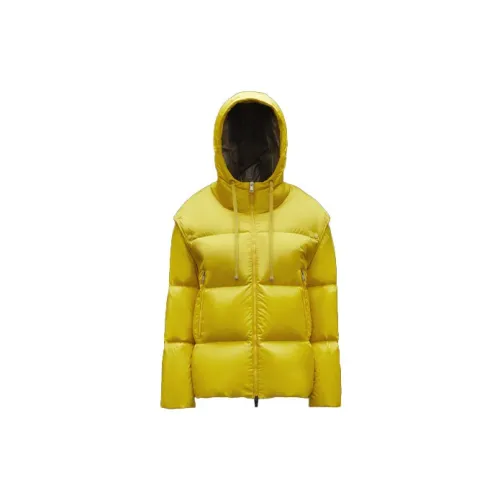 Moncler Down Jackets Women's Mustard Yellow