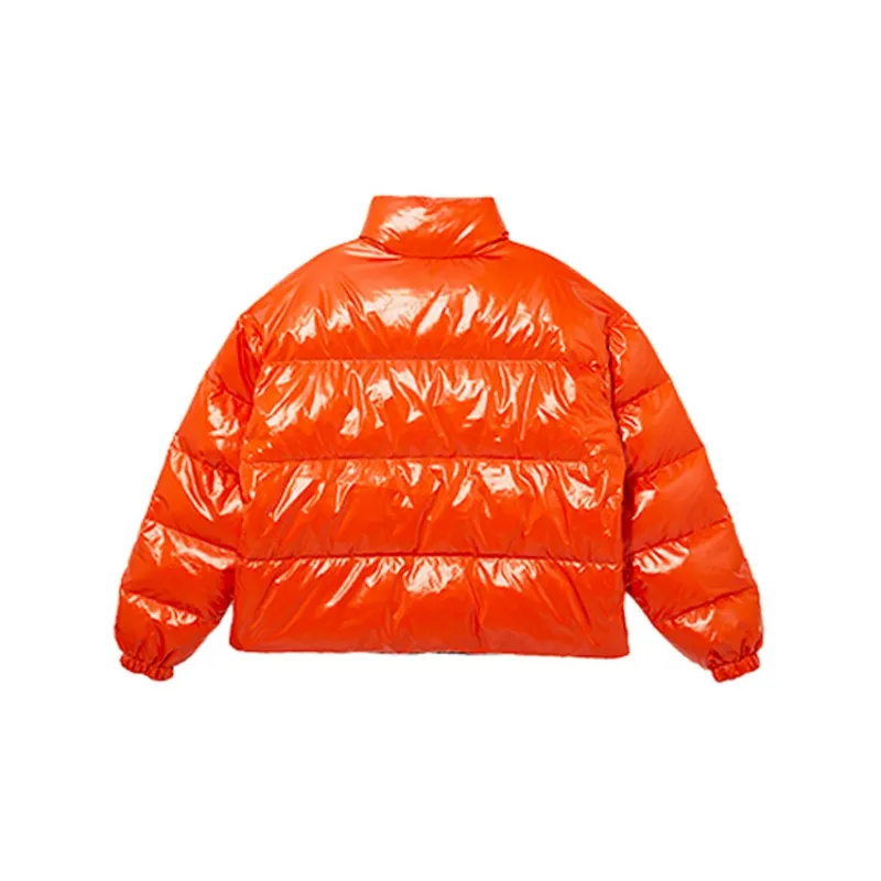 New Era Down Jacket Women's Orange-1