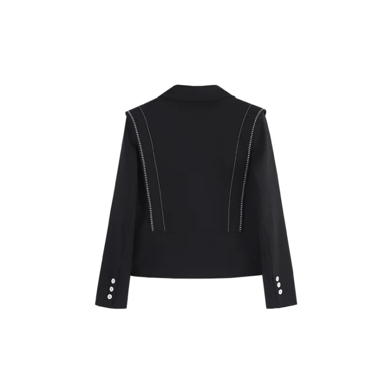 Cubic Business Suits Women's Black-1