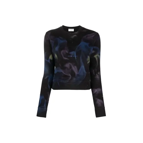 SAINT LAURENT Sweatshirts Women's Black