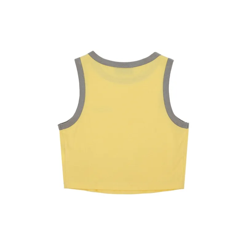 Nerdy Tank Tops Women's Yellow-1