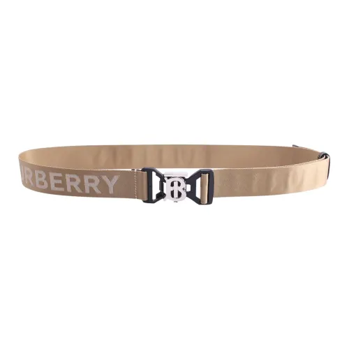 Burberry Polyester Leather Belts Unisex  