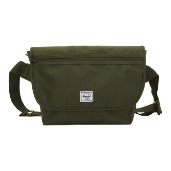 Herschel Polyester Messenger Bag Shoulder Bag Crossbody Bag Medium Size Unisex Evergreen Ivy Green