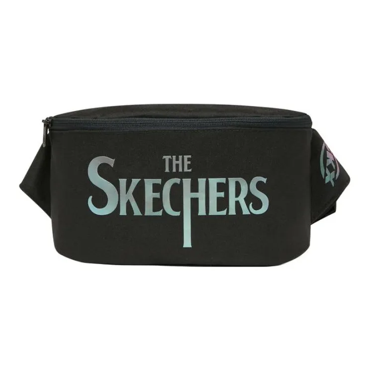 Skechers Fabric Sling Bag, One Shoulder, Crossbody, Fanny Pack Regular Unisex Black-0