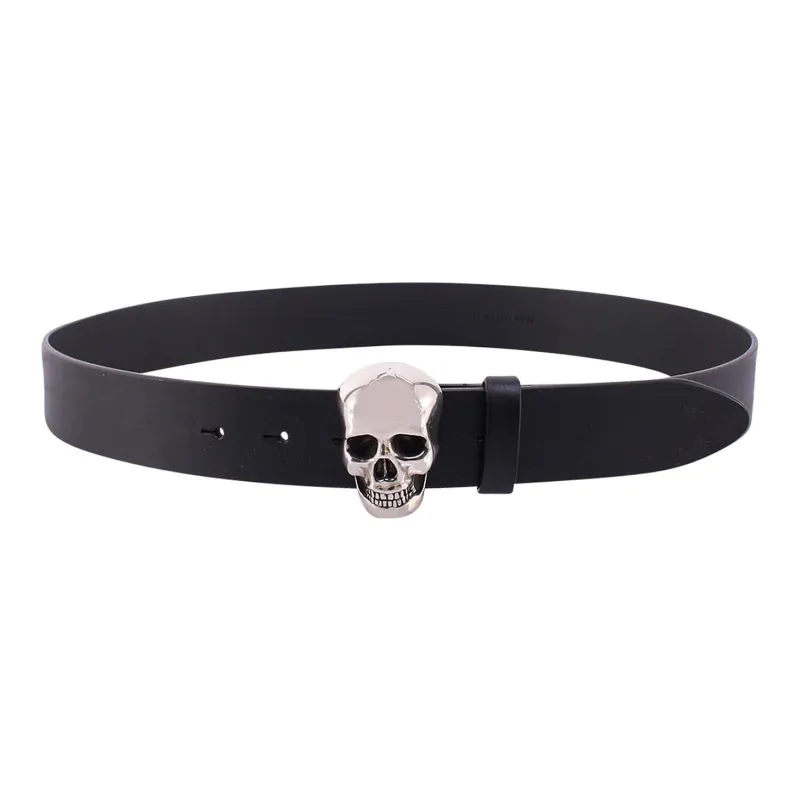Alexander McQueen Skull-motif Leather Belt-0