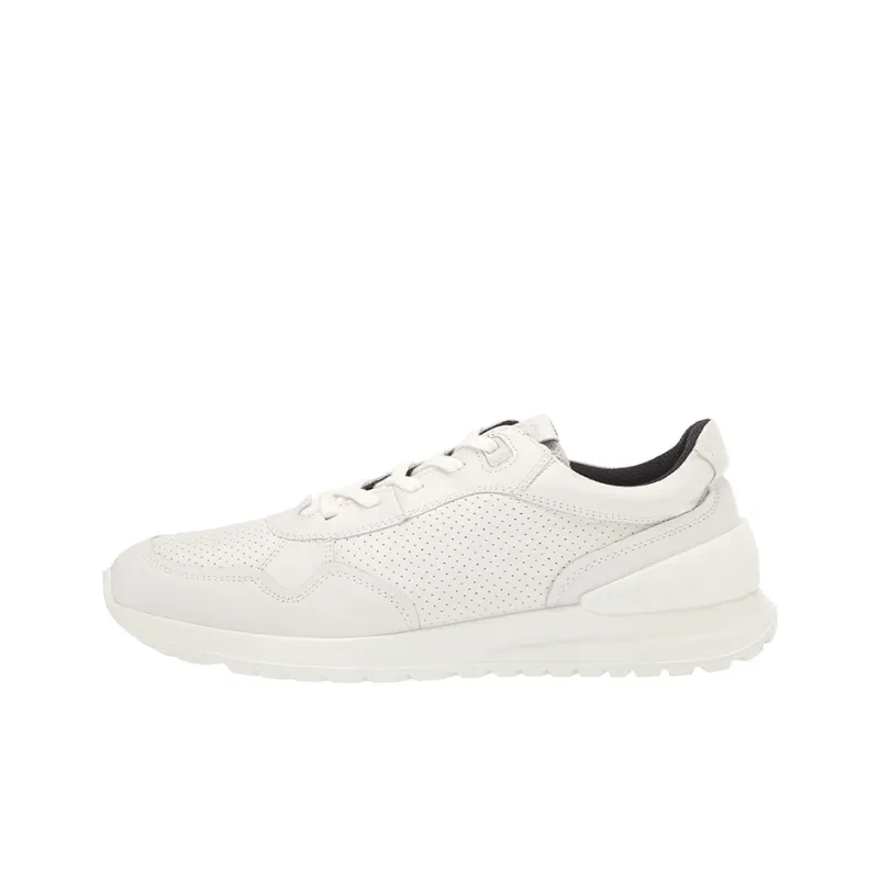 Ecco Astir Lite Slip Resistant Low Top Casual Shoes Men's White-0