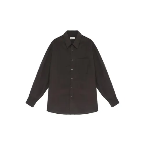 Lemaire Shirts Unisex Brown