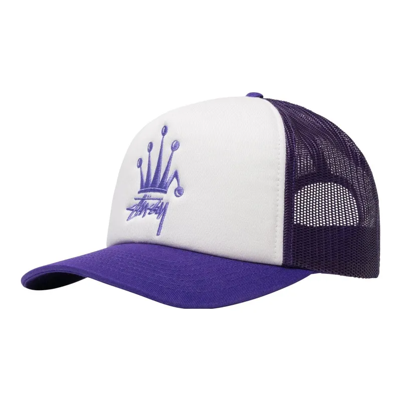 Stussy Crown Stock Trucker Cap-0