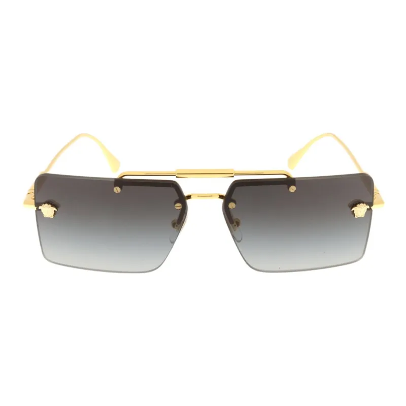 VERSACE Sunglasses Unisex Gold-1