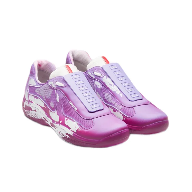 Cass x PRADA Sust4in Cushioning Anti-Slip And Wear-Resistant Low-Top Casual Shoes Unisex Light Purple-2