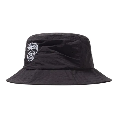 Stussy Bucket Hats Unisex Black