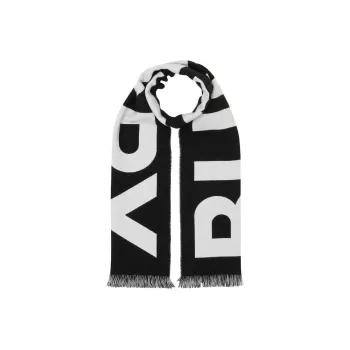 Burberry Logo Printed Fringed Scarf