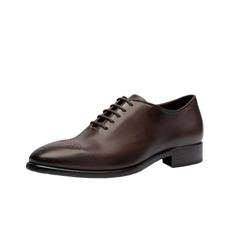 Ecco Oxford Shoes Men's Cocoa Brown-1