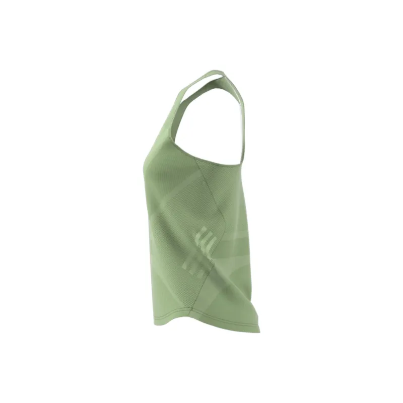 Adidas Sleeveless Sports Shirts Women's Green-2