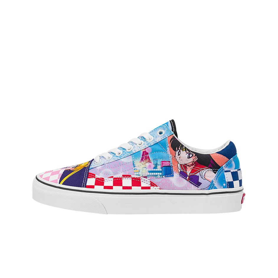 Vans authentic Patchwork Slip On Mulitcolor W 6.5 M 5 Rainbow