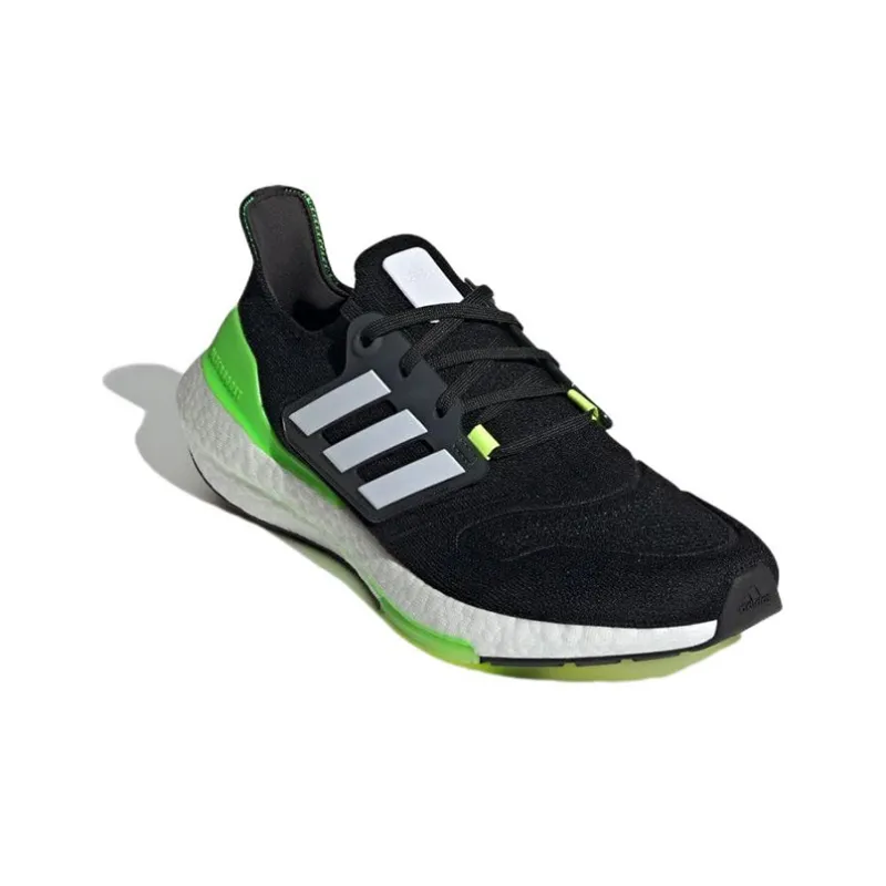Adidas Ultra Boost 22 Core Black Solar Green-2