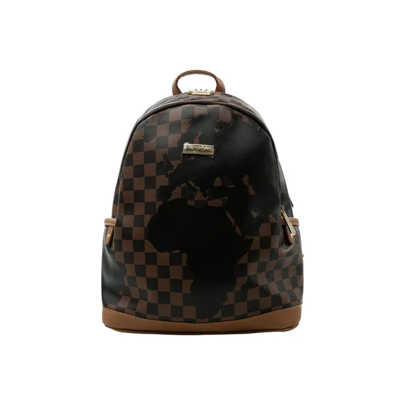 SPRAYGROUND PVC Backpack Medium Size Unisex Brown-0
