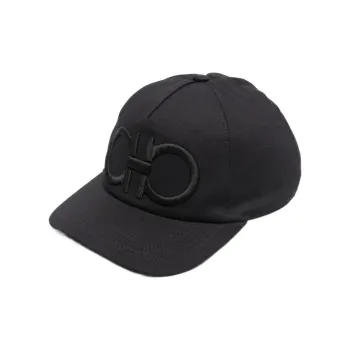 FERRAGAMO Baseball Caps Women's Black