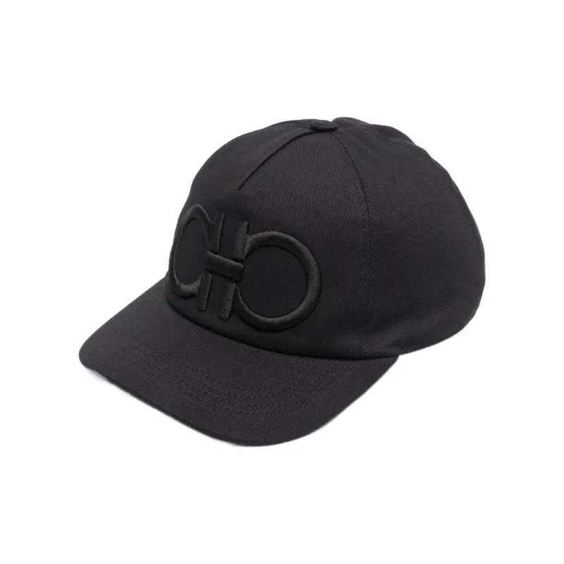FERRAGAMO Baseball Caps Women's Black-0