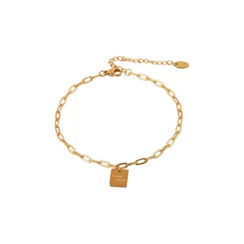 WEST ISLAND Titanium Steel Anklets Women's