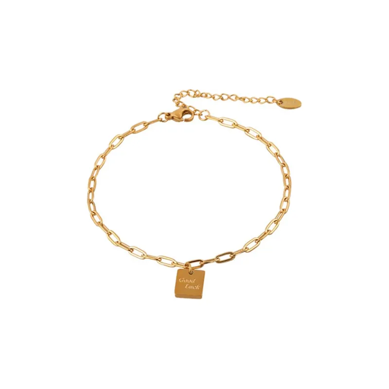 WEST ISLAND Titanium Steel Anklets Women's-0