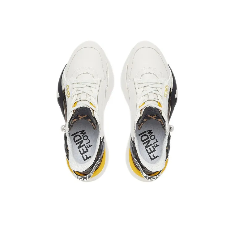 FENDI Flow Low Top Black Brown-2