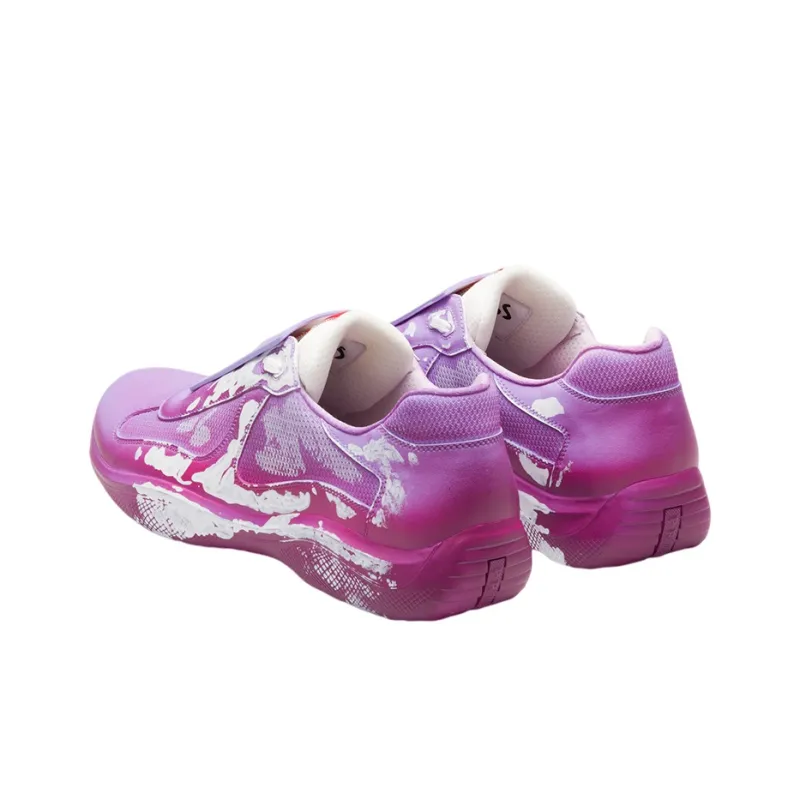 Cass x PRADA Sust4in Cushioning Anti-Slip And Wear-Resistant Low-Top Casual Shoes Unisex Light Purple-3