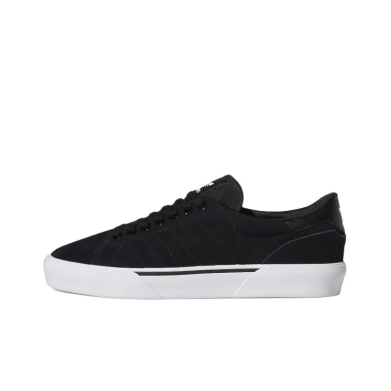 Adidas Originals Abaca Anti-Slip Wear-Resistant Low-Top Skateboard Shoes Men's Black-0
