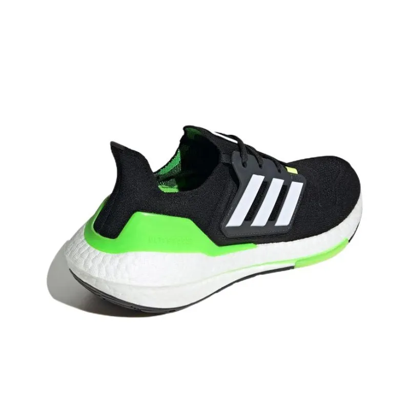Adidas Ultra Boost 22 Core Black Solar Green-3