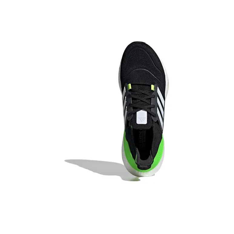 Adidas Ultra Boost 22 Core Black Solar Green-4