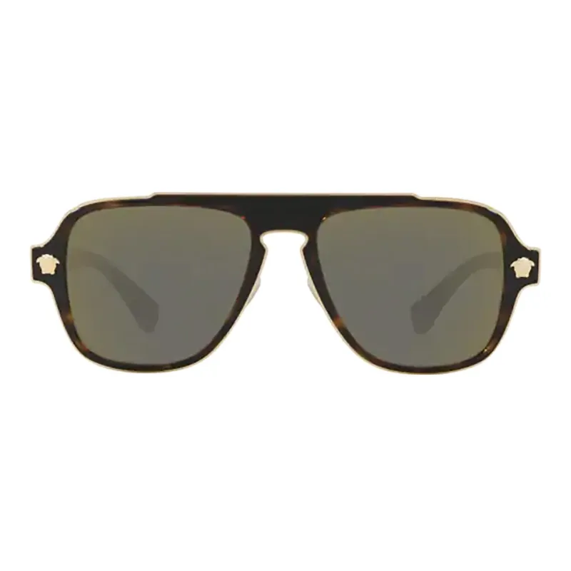 VERSACE Square Frame Sunglasses-1
