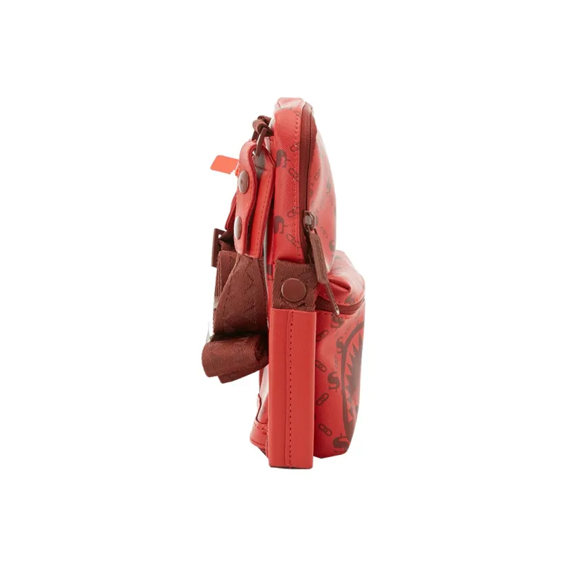 SPRAYGROUND PVC Shoulder Bag, Crossbody Bag Regular Unisex Red-2