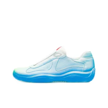 Cass x PRADA Rel3ase Wear-Resistant Low-Top Athletic Shoes Unisex Fluorescent Blue Green Gradient