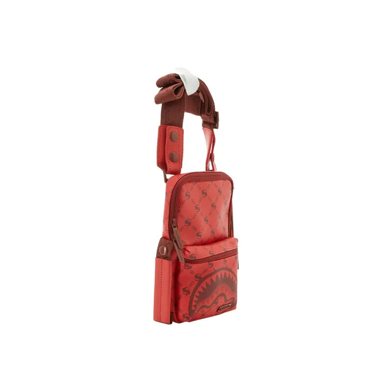 SPRAYGROUND PVC Shoulder Bag, Crossbody Bag Regular Unisex Red-1